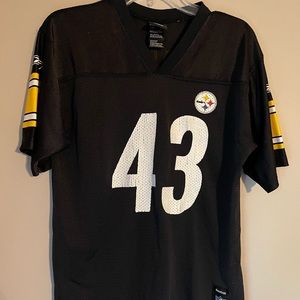 Reebok Pittsburgh Steelers Troy Polamalu #43 Jersey Youth XL